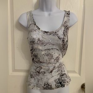 B&W Sheer Y2K Calvin Klein Tank